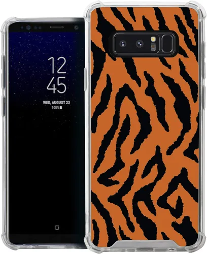 Vista 12 de CasesOnDeck Funda compatible con [Samsung Galaxy Note 8] Note 8, funda delgada y transparente de poliuretano termoplástico flexible con protección