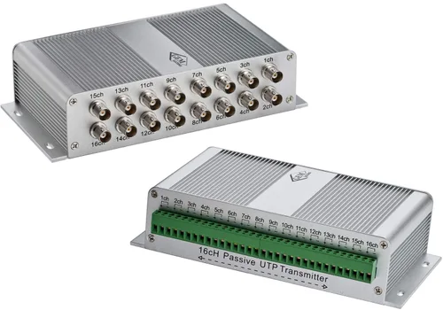 Vista 2 de Triplett GEM TRB-8BNCSTRJ45 Caja transceptora pasiva de 8 canales - BNC hembra a RJ45 o terminal de tornillo