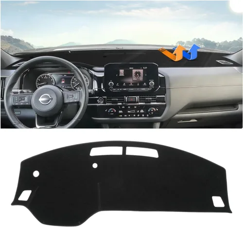 Vista 9 de Autorder - Tapete para salpicadero para 2007-2013 Chevy Chevrolet Silverado/GMC Sierra con dos guanteras, accesorios, cubierta de salpicadero