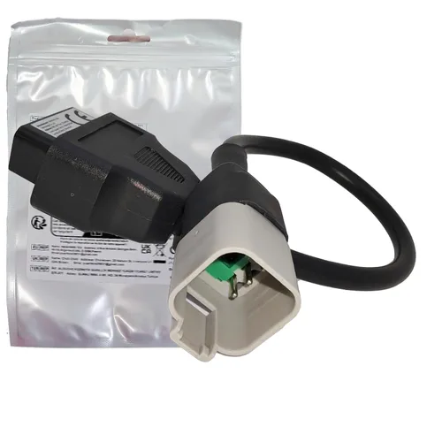 Vista 9 de Cable adaptador OBD2 de 6 pines a 16 pines para BRP y CAN-AM, conector de herramienta de diagnóstico para motocicletas, compatible con CAN-AM