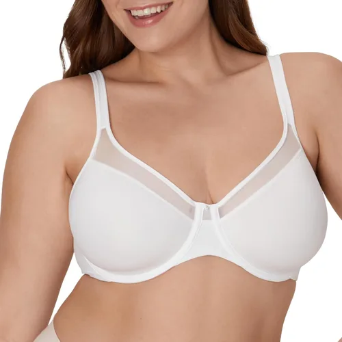 Vista 17 de Bali Women's Underwire T-Shirt Bra – Ultra-Light Smoothing Spacer Bra Negro