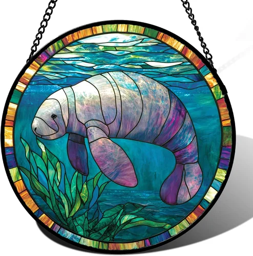 Vista 15 de Colgante de vitrales para colgar en la ventana, de cuervo negro, alas grandes para puertas, jardín, patio, pájaros, atrapasoles, decoración