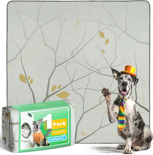 Vista 26 de FXW Almohadillas lavables para orina para perros, almohadillas para cachorros con súper absorbentes, diseñadas específicamente para jaulas de 24