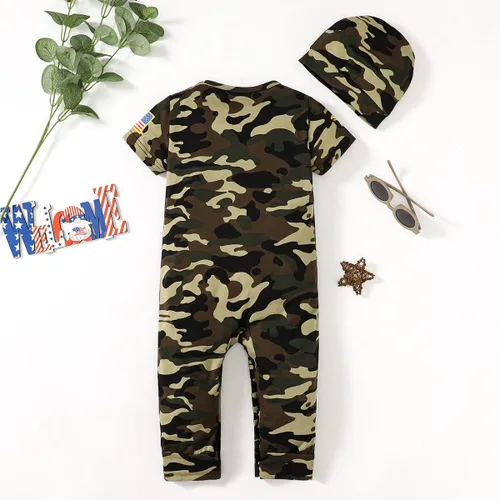 Vista 3 de Singcoco Disfraz de Halloween para niño recién nacido, traje de uniforme de bebé, ropa de mameluco