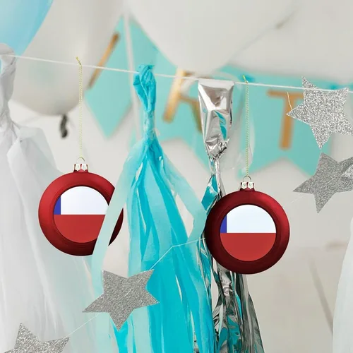 Vista 214 de Boobs Funny Shatterproof Matte Christmas Balls for Tree Wreath Home Decor 1PCS