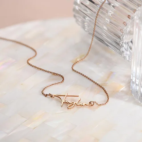 Vista 6 de OAK & LUNA - Collar con nombre personalizado
