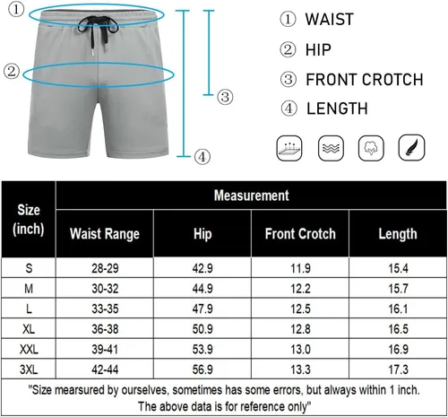 Vista 6 de COOFANDY Paquete de 2 pantalones cortos de entrenamiento de gimnasio para hombre, pantalones de malla ligeros para culturismo, entrenamiento