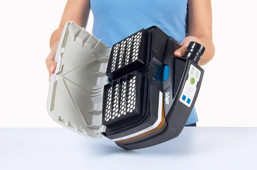 Vista 5 de Dräger X-plore 8000 Filtro de partículas HE, filtro de aire de partículas de alta eficiencia PAPR para respirador purificador de aire Dräger X-plore