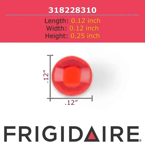 Vista 3 de Genuine Frigidaire 318228310 - Lente indicadora