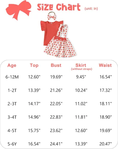 Vista 7 de AMAWMW Ropa de verano para niña pequeña, camiseta de manga con volantes, tirantes de girasol, falda, diadema, traje de verano