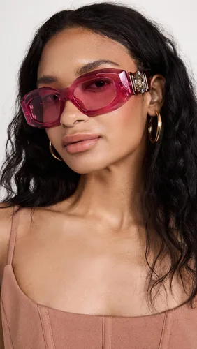 Vista 3 de Versace Gafas de sol rectangulares estrechas