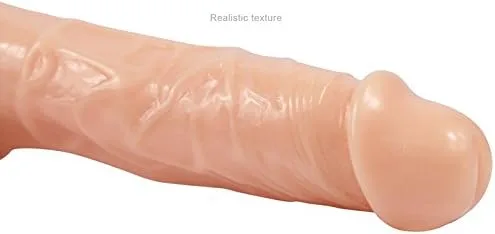 Vista 4 de Consolador de pene realista anal superior de 7 pulgadas con ventosa para adultos, juguetes sexuales para mujeres, carne
