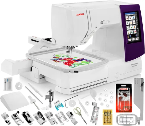 Vista 9 de Janome Horizon Memory Craft 9850 - Máquina de bordar y coser