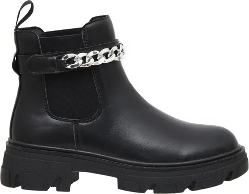 Vista 2 de CUSHIONAIRE Bota Chelsea Clover sin cordones con cadena desmontable + espuma viscoelástica para mujer