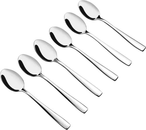 Vista 9 de Kekow Mini cucharas de café de 12 piezas/cuchara de expreso, 5.04 pulgadas
