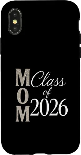 Vista 5 de MOM Class of 2026 - Graduate Proud Parent Case for iPhone 16
