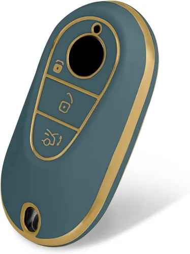 Vista 34 de Funda protectora inteligente de termoplástico con 4 botones para llave de Hyundai; funda compatible con los modelos Elantra, Ioniq, Sonata, Tucson