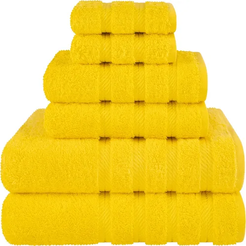 Vista 102 de American Soft Linen - Juego de toallas de 3 piezas, 1 toalla de baño, 1 toalla de mano y 1 toalla pequeña, 100% algodón turco para baño, juego