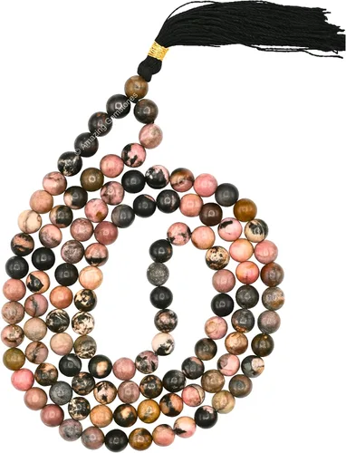 Vista 67 de Collar y Pulsera de Cuentas de Oración Japa Mala de Amazing Gemstone, 108 Cuentas para Meditación turquesa (African Turquoise)