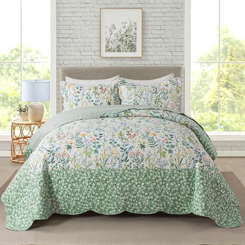 Vista 31 de Travan Juegos de Edredón de 2 Piezas Twin con Sham, Ropa de Cama de Gran Tamaño, Colcha Reversible, Juego de Cubrecama Suave, Tamaño Twin