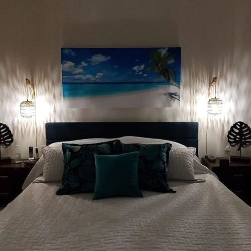 Vista 6 de Frideko Lámpara de Pared de Ratán con Cable de Enchufe Tejida a Mano Apliques de Pared con Enchufe Lámpara de Pared de Cuerda de Papel Aplique