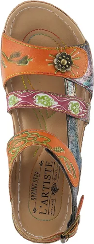 Vista 3 de L'Artiste by Spring Step Sumacah-Sandalias para mujer, Oro, 9