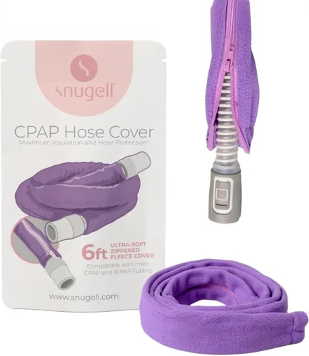 Vista 7 de Snugell Funda para manguera CPAP – Envoltura de tubo de 6 pies en azul – Compatible con ResMed, Fisher & Paykel y otras marcas – Cubierta de tubo