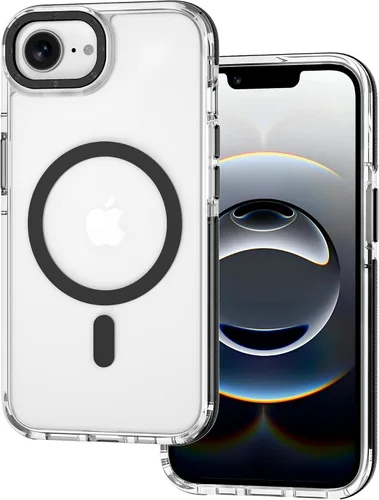 Vista 143 de Tigowos Funda Magnética para iPhone Air Compatible con MagSafe Resistente a Caídas de 16 Pies Cubierta Trasera con Sensación de Piel Mate a Prueba