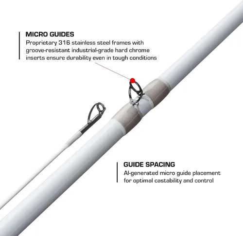 Vista 4 de Duckett Fishing Ghost II Spinning & Casting Rods, Lightweight, Durable, and Ultra-Sensitive Performance Fishing Rod
