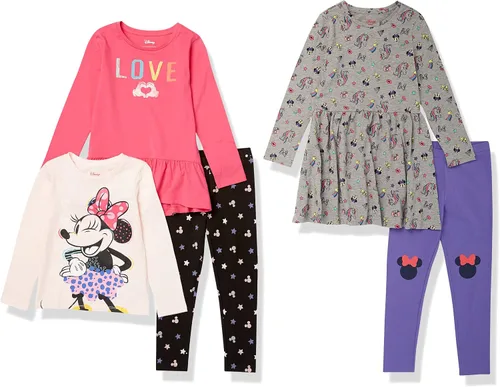 Vista 19 de Amazon Essentials Disney Marvel Star Wars Frozen Conjunto de ropa de mezcla y combinación de princesa para niñas y niños pequeños