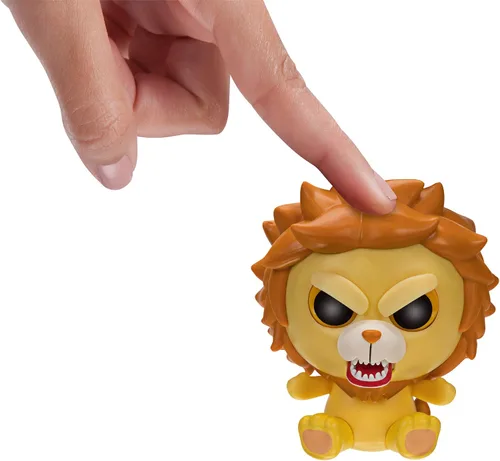 Vista 3 de Feisty Pets Figura de León Marky Mischief de 4 pulgadas