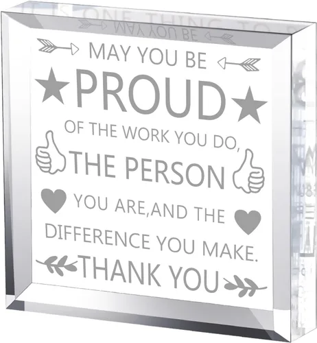 Vista 10 de Yookeer Regalos de agradecimiento de agradecimiento para compañeros de trabajo, regalo de jubilación para empleados, mujeres, hombres, May You Be