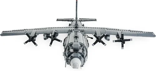 Vista 2 de General Jim's Conjunto de Bloques de Construcción AC-130 Hercules Gunship – 1,713 Piezas – Conjunto Detallado de Ladrillos Modelo de Aeronave
