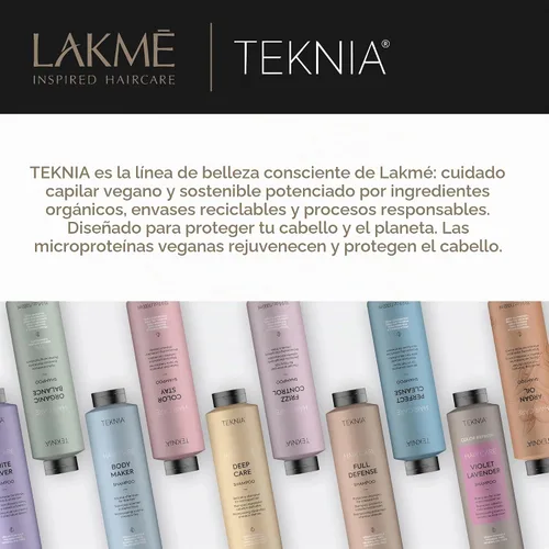Vista 9 de Lakmé Teknia Deep Care Hair Treatment, Repairing Mask for Damaged Hair