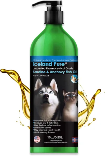Vista 8 de Iceland Pure Aceite de Anchoa de sardina, capturado en la naturaleza, 1597 mg de Omega 3 por cucharadita, grado farmacéutico sin perfume