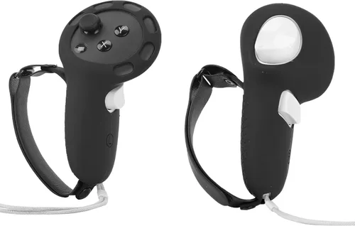 Vista 3 de CBDYWVR Controller Grips for MetaOculus Quest 3,Anti-Throw Grips Cover with Adjustable Knuckle Straps,Handle Protective Sleeve Compatible with Meta