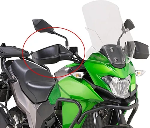 Vista 6 de Motorcycles Hand Guards for Kawasaki for Versys X-300 X300 2022 2021 2020 2017-2022 Motorcycle Windproof Handguards Protector Handlebar Handguard