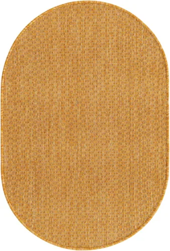 Vista 55 de Unique Loom Collection - Alfombra casual de transición sólida jaspeada para interiores y exteriores