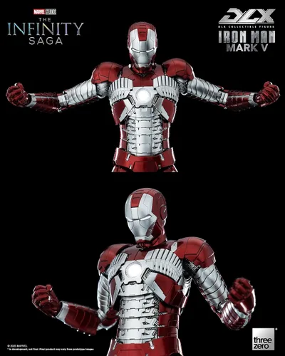 Vista 6 de Marvel Studios: The Infinity Saga DLX Iron Man Mark 5 Figura coleccionable