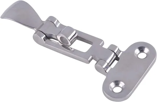 Vista 4 de SHENGHUISS Boat Door Lock Latch Anti-Rattle Lockable Hold Down Clamp Latch Marine Grade 316 Stainless Steel with Screws
