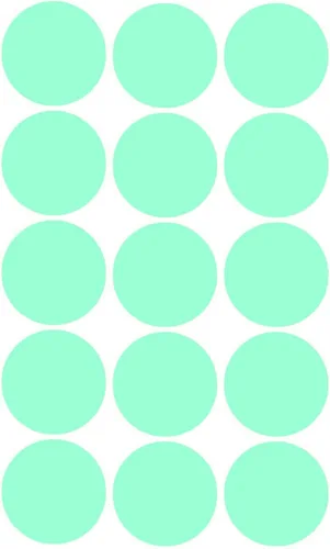 Vista 25 de Royal Green Etiqueta adhesiva redonda – Hojas adhesivas permanentes de 1.25 pulgadas para marcar y etiquetar – Negro (5 hojas – 75 unidades)