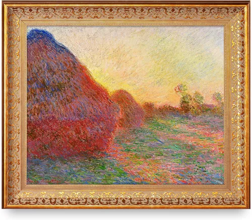 Vista 180 de A&T ARTWORK Antibes Seen from The Salis Gardens de Claude Monet Las Obras de Arte Clásico Mundial Reproducciones, Impresiones de Arte en Lienzo