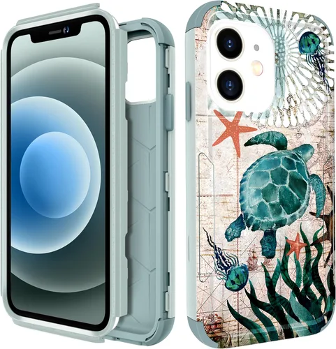 Vista 123 de Funda para iPhone SE 2020/2022/3ª generación, para iPhone 8/7, funda protectora resistente con diseño de flor linda para mujeres, hombres, niñas
