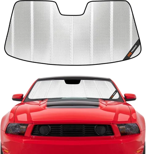 Vista 20 de Pigenius Parasol de parabrisas para Ford Mustang Coupe 2005-2009 - Salvaguarda