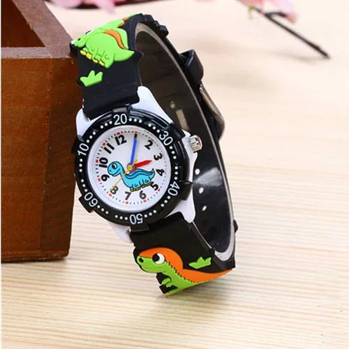 Vista 5 de ele ELEOPTION Kids Watch for Girls Boys Analog Watch, Waterproof Toddlers Digital Watch 3D Cute Cartoon Silicone Strap Watches for Kids Birthday Gift