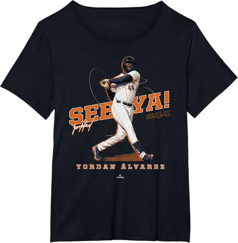 Vista 11 de See Ya! Camiseta Yordan Alvarez Houston MLBPA, Negro