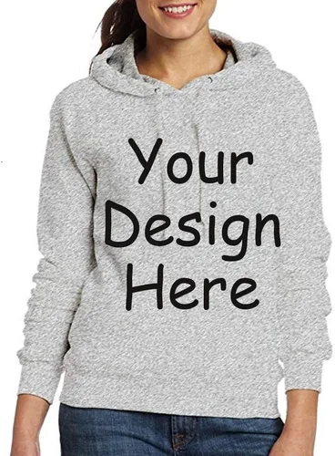 Vista 2 de Sudadera con capucha personalizada Personalización de doble cara