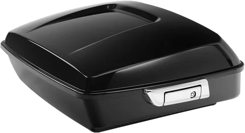 Vista 2 de TCT-MOTORPARTS Caja de cola de equipaje de viaje de motocicleta cortada de 10.7 pulgadas para Harley Touring 2014-2025 Road King Glide Street Glide