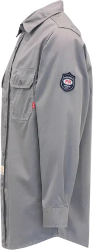 Vista 5 de BOCOMAL Camisas FR 6.25oz Camisas de soldadura ligeras resistentes al fuego Camiseta retardante de fuego para hombres