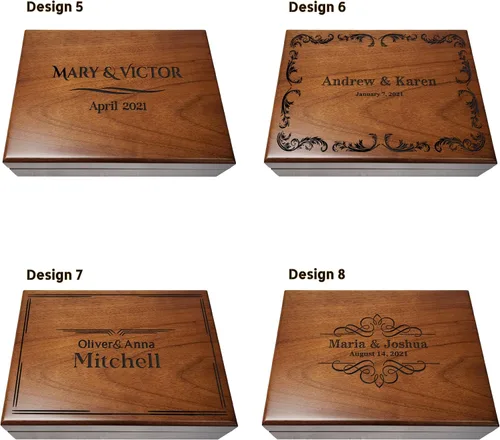 Vista 5 de Wedding Gift Box for Couple, Wedding Keepsake Box, Wedding Memory Box Custom, Memory Box
